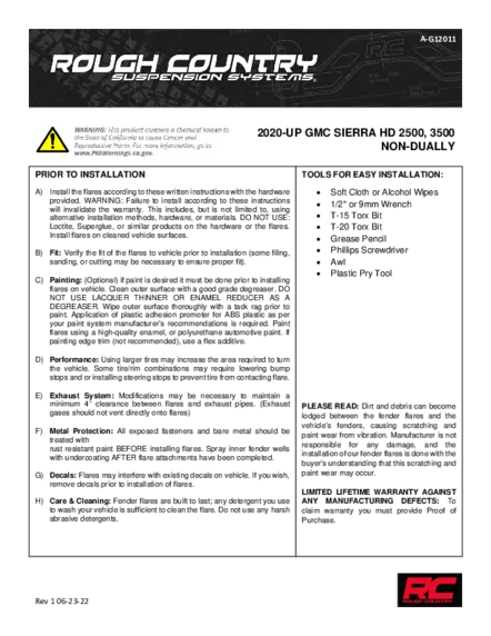 Installation Manual